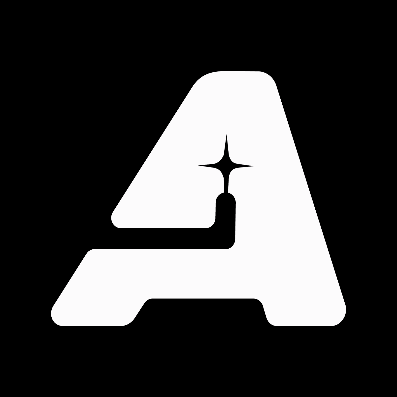 AUDU Consulting A-mark in white on black